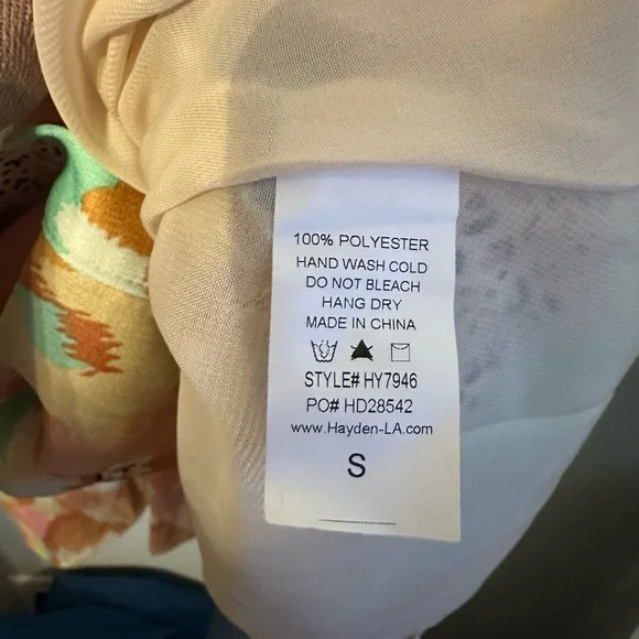 NWT Hayden Abstract Baby Doll Dress - Picture 4 of 6